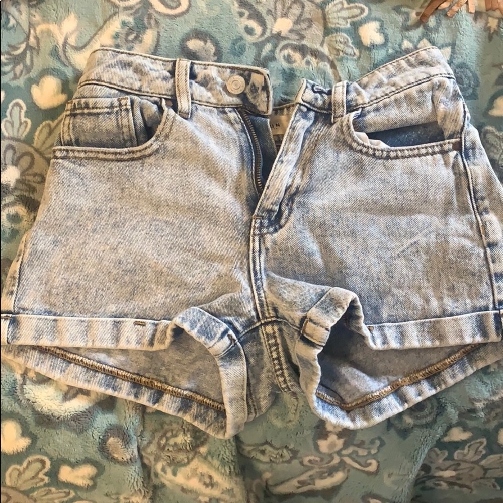 High waisted shorts